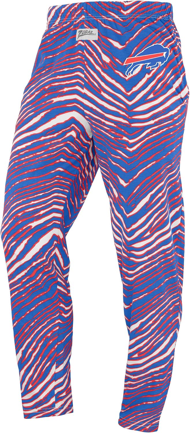 Zubaz NFL Z88 Team Logo Pants for Game Day or Lounge Wear