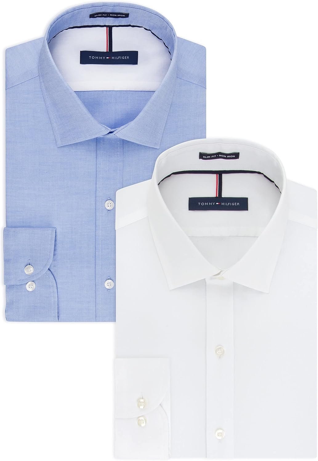 Tommy Hilfiger Men's Slim Fit Non Iron Solid Dress Shirt Review