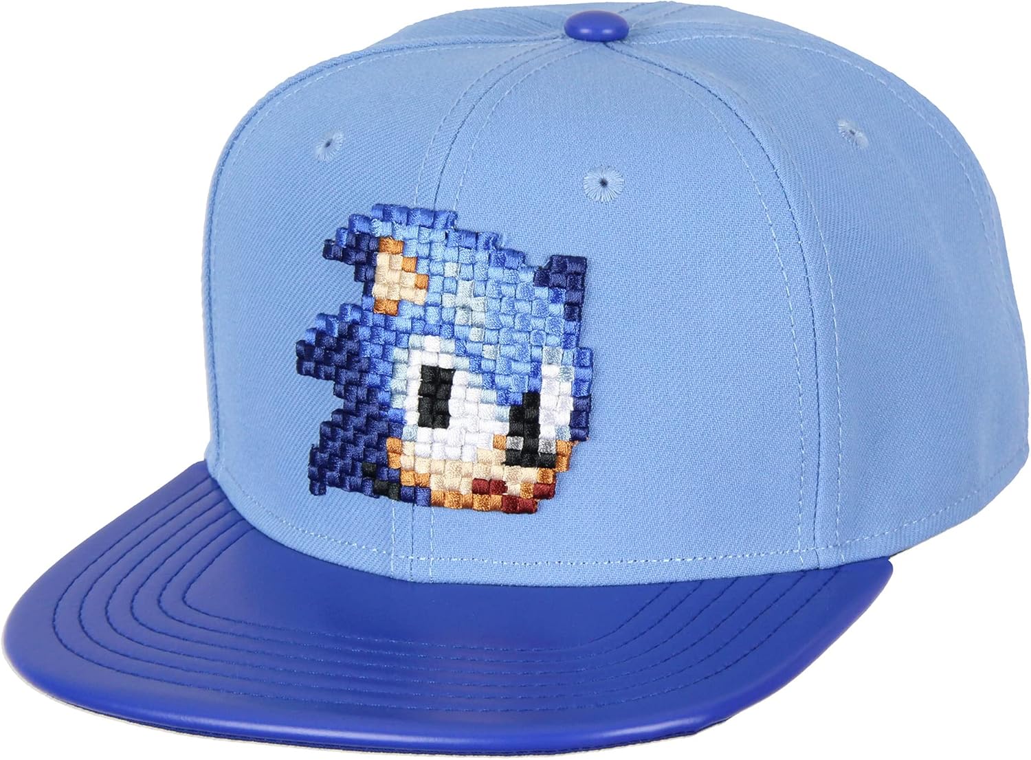 Sonic Pixel Face Snapback - Speedy Style Cap