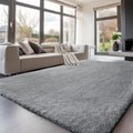 Sour Lemon 8x10 Area Rug Shaggy Plush Carpet - Soft, Non-Slip