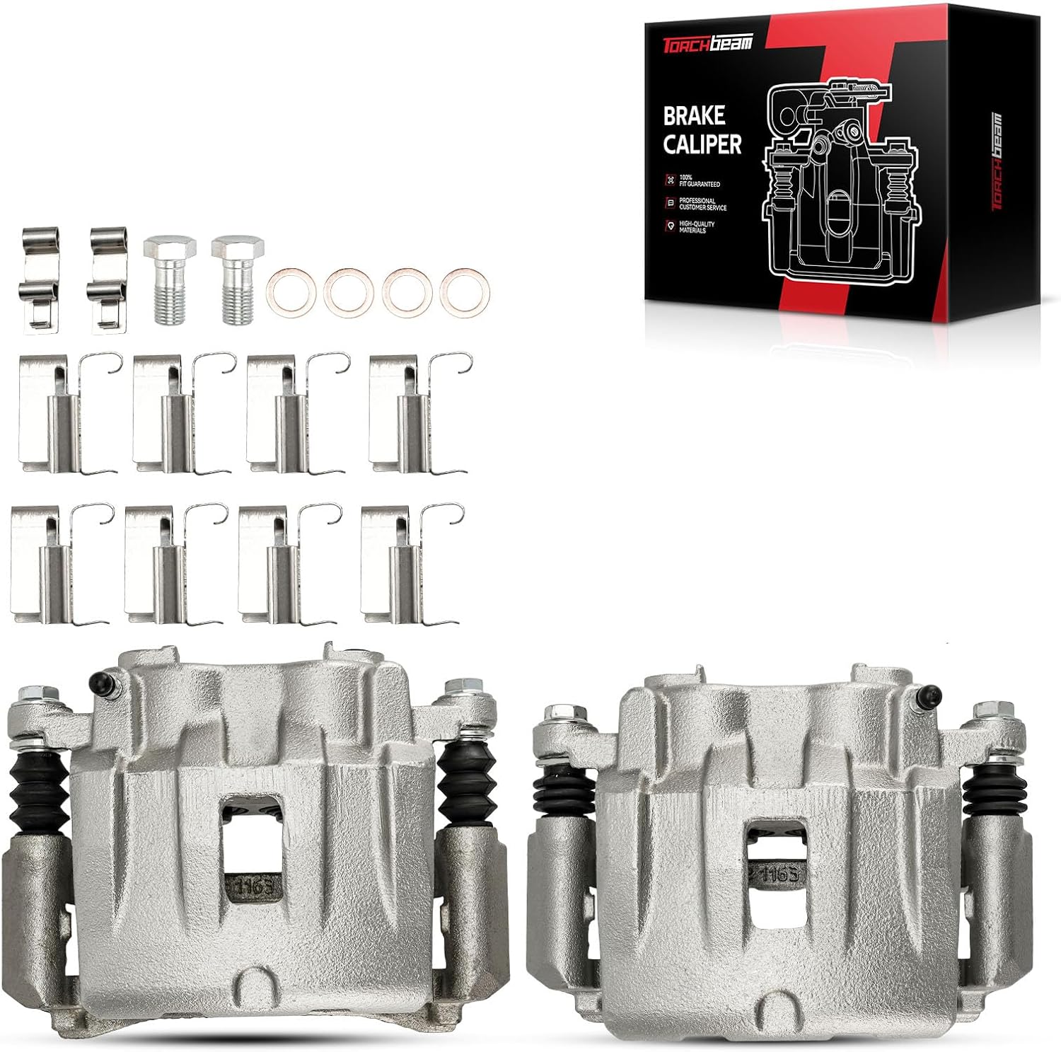Torchbeam Front Brake Calipers Set for Jeep Grand Cherokee 1999-2004
