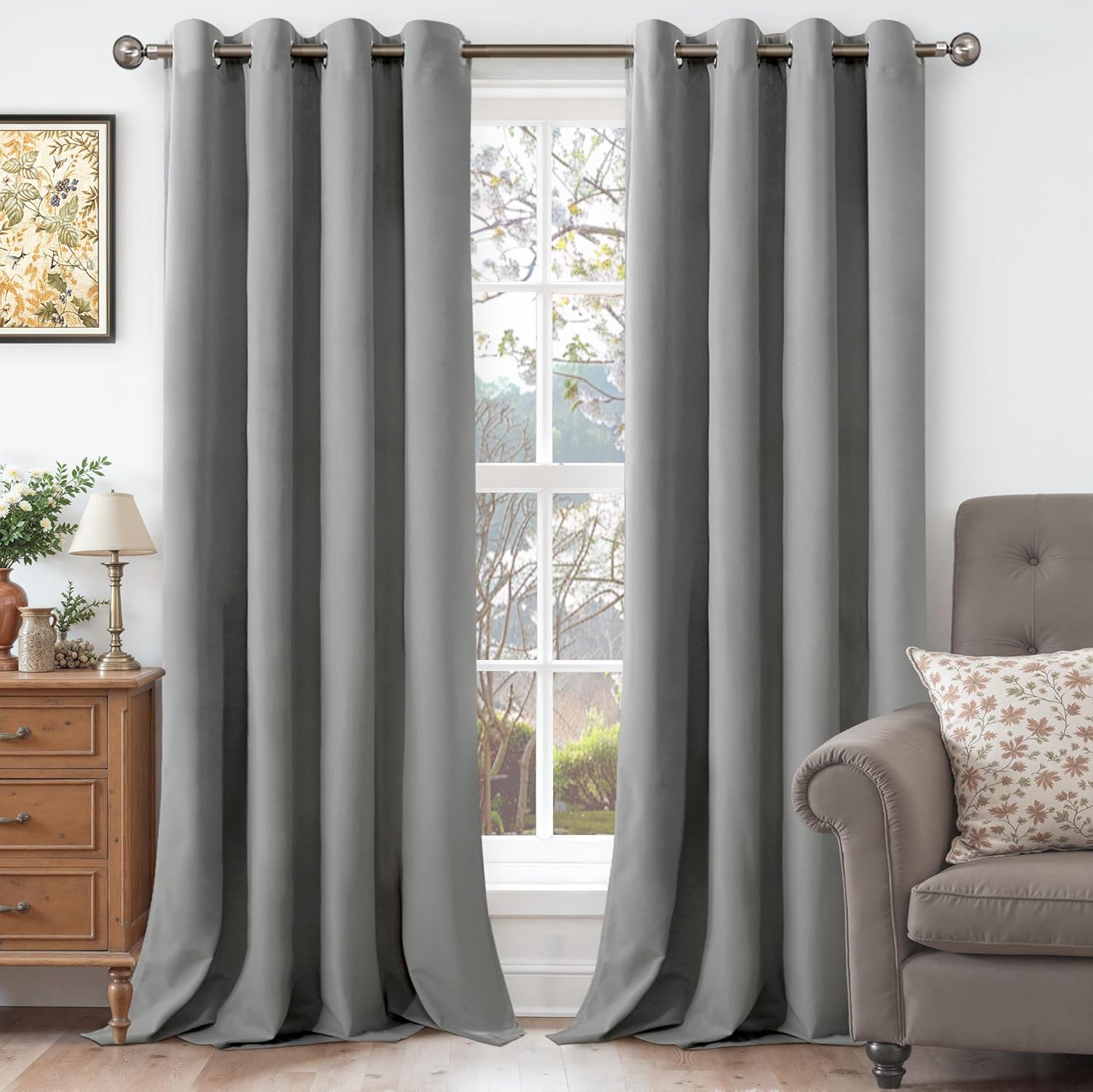 Elegant Velvet Blackout Curtains for Bedroom and Living Room