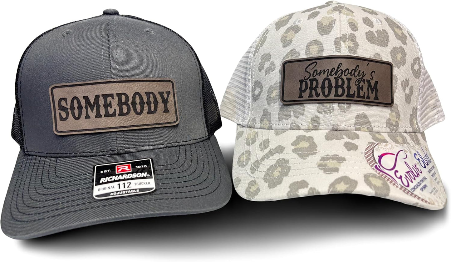 Somebody's Problem Vintage Trucker Hats for Men & Women