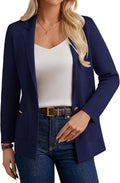 Women Sweater Blazer Long Sleeve Open Front - Fall Work Cardigan