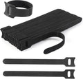 8 in Reusable Cable Ties 60 PCS - Neat Cord Management