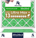 MervKing 20x25x2 Air Filter - MERV 13 for Clean Air Quality