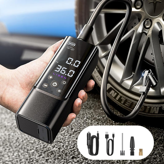 LISEN 2-IN-1 Tire Inflator - Fast 150PSI Inflate