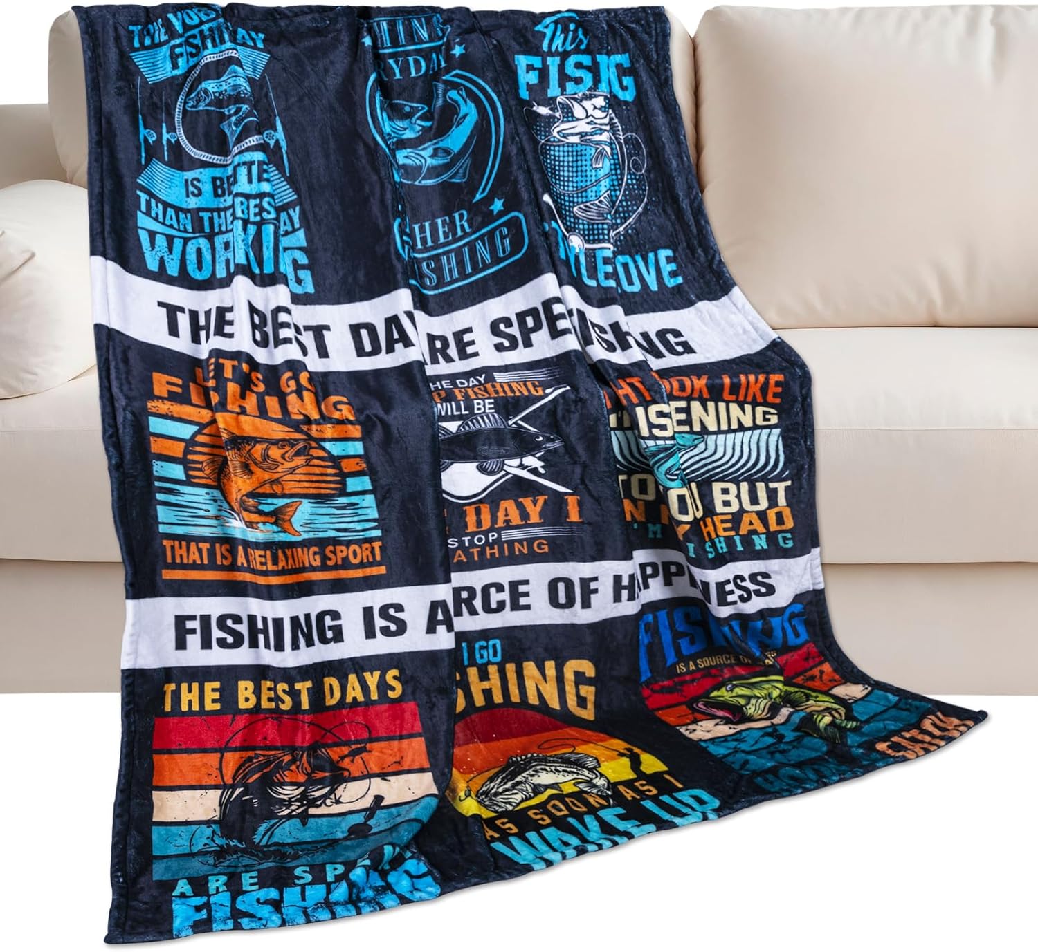 Cozy Fishing Blanket for Fishing Lovers!