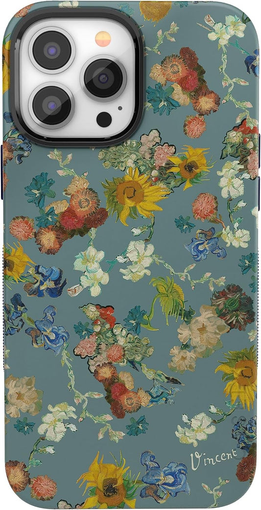 Casely iPhone 13 Pro Case with Van Gogh's Flowers Design