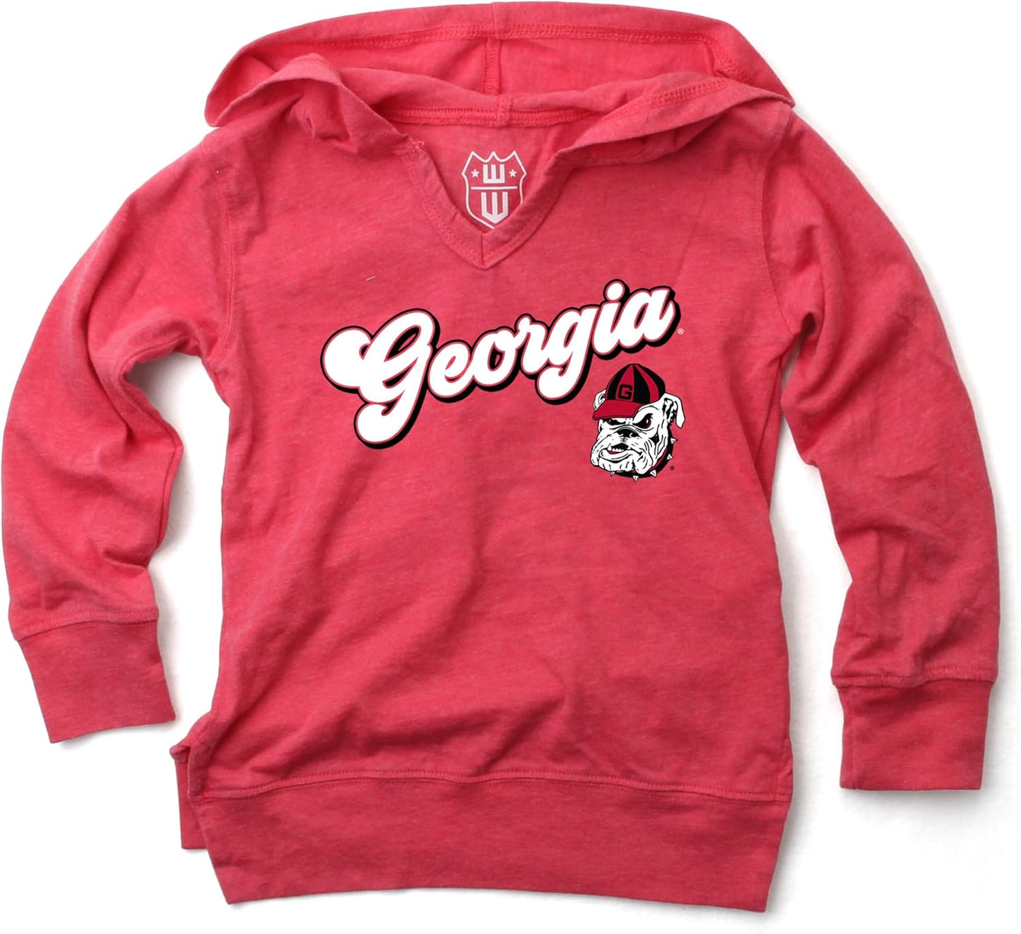 NCAA Girls V-Neck Hoodie Tee for Comfort and Style