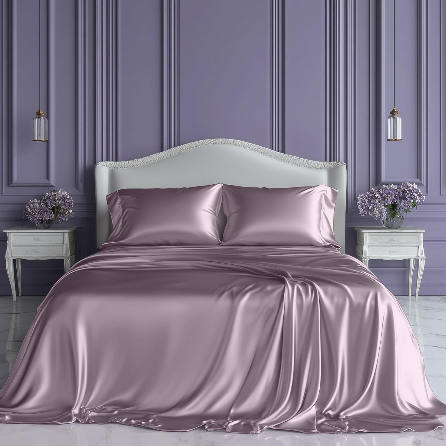 Satin Sheets Queen Size Set for Luxurious Sleep Experience