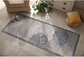 2 x 7 Beige Runner Outdoor Rug - Non-Shedding Floral Medallion