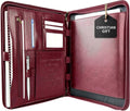 DEHITE Leather Portfolio for Men and Women - Stylish Organizer
