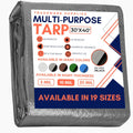 Large Waterproof Tarp 30ft x 40ft - Heavy Duty 10 Mil Protection