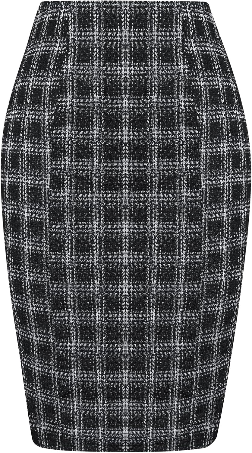Kate Kasin Womens Knee Length Bodycon Pencil Skirt for Work