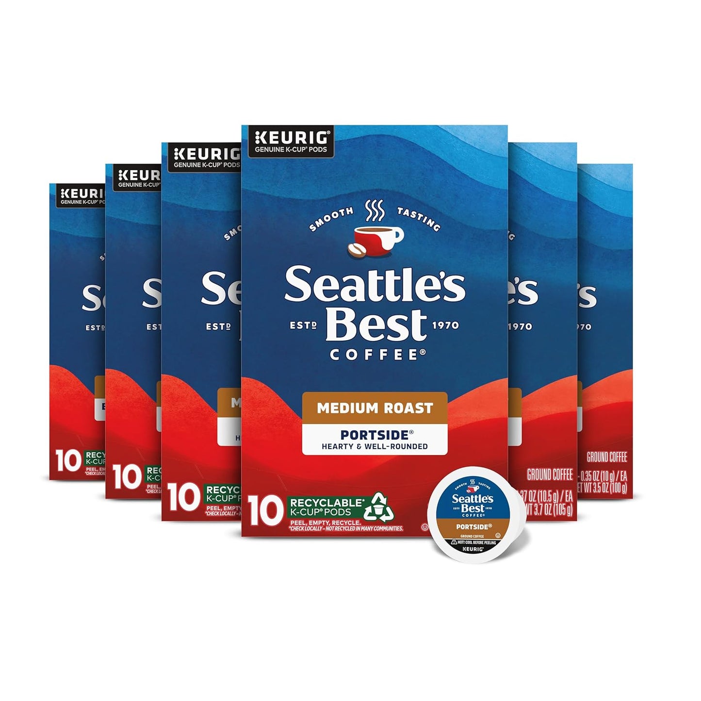 Seattle's Best Coffee Portside Blend Medium Roast K-Cup Pods
