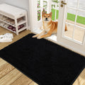 OLANLY Dog Door Mat for Muddy Paws 48x30 - Absorbent Chenille Mud Mat