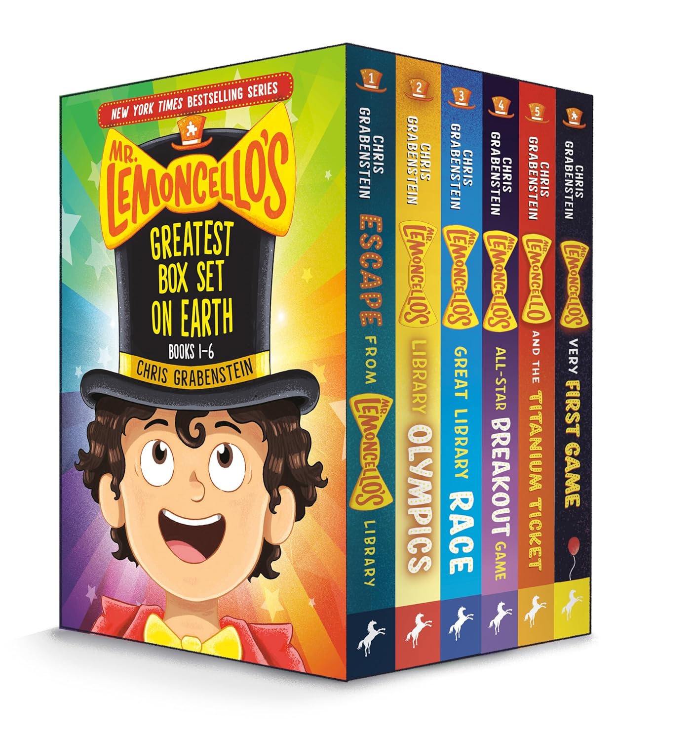 Mr. Lemoncello's Greatest Box Set: 6 Exciting Books for Kids