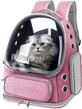 Cat Backpack Carrier with Bubble Window - Breathable, Foldable Travel
