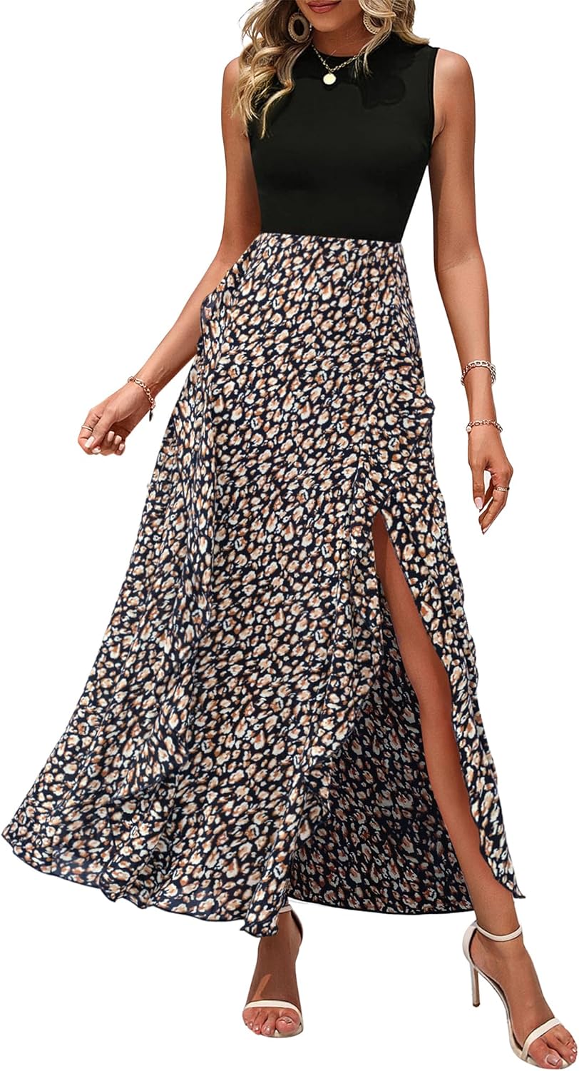 BTFBM Women Casual Sleeveless Summer Dresses for Every Occasion