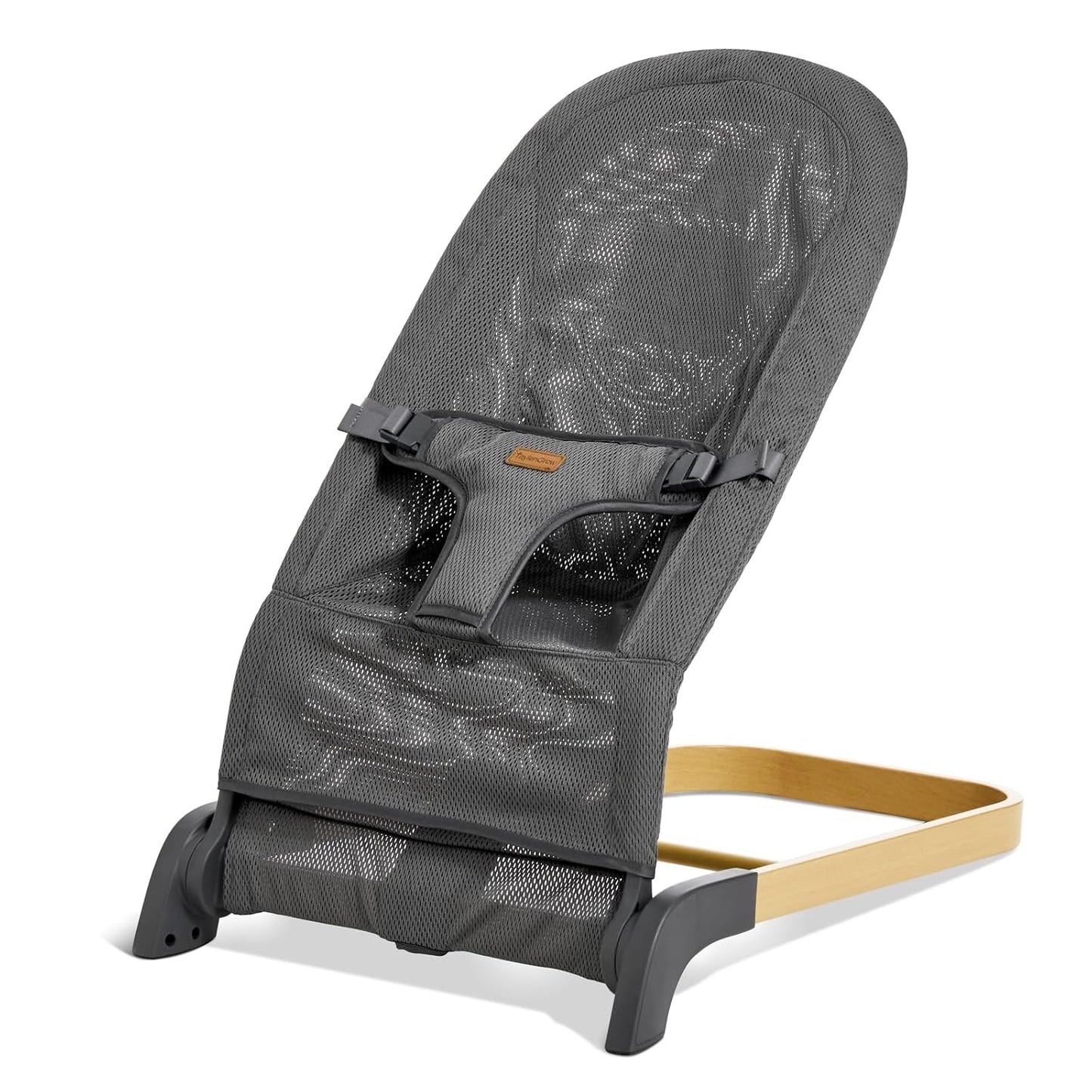 Foldable Baby Bouncer with 3-Height Adjustment for Comfort