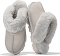 Stylish Women's Genuine Shearling Slippers for Indoor Relaxation
