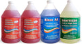 Commercial Dishwashing Kit 4 Gallon Combo Pack - Complete Dishwash Set