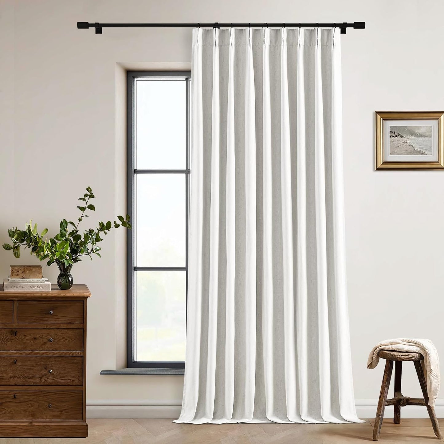 Extra Wide 60 Inch Blackout Curtains for Living Room and Bedroom