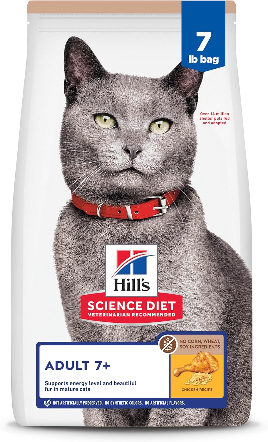 Hill's Science Diet Adult 7+ Premium Nutrition Dry Cat Food