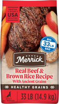 Merrick Healthy Grains Premium Adult Dry Dog Food with Beef