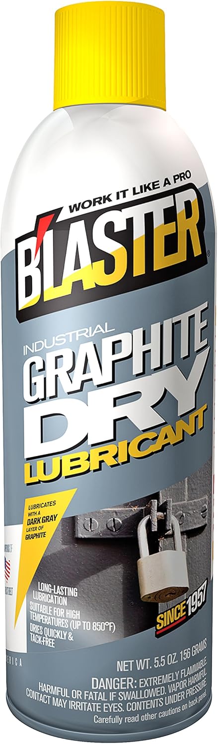 B'laster Industrial Graphite Dry Lubricant - 5.5-Ounces Case