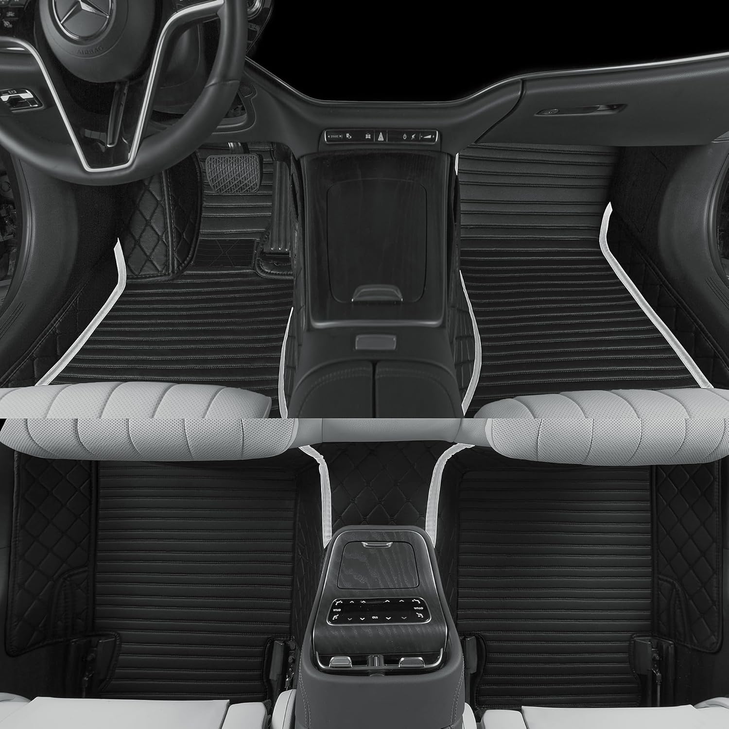 All-Weather Car Floor Mats for 99% Vehicle Models - Custom Fit