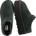 Huggy-2 Platform Slippers for Women - Genuine Suede Cozy Clogs