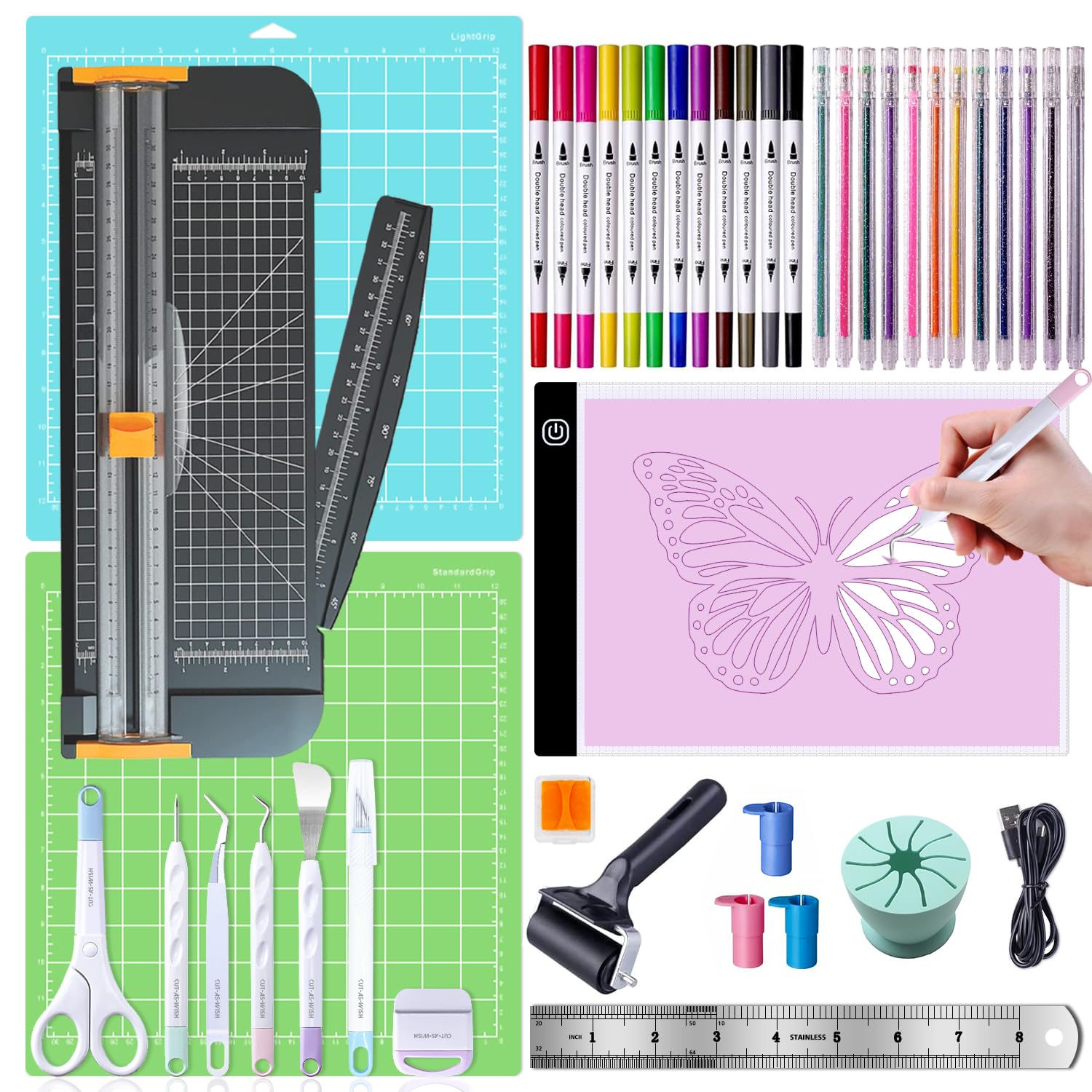 All-in-One Crafting Tool Set for Cutting Machine - 41Pcs Kit