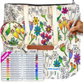Doodle Bag Wildflower Color Your Own Tote Bag - Craft Kit