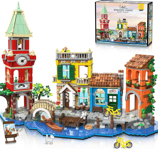 Venice Main Street Building Set for Adults - 2155 PCS Kit