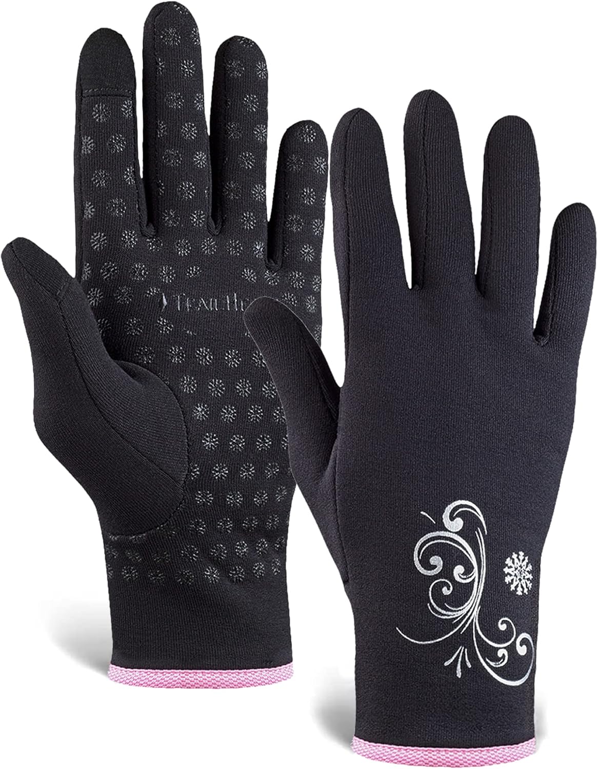 TrailHeads Womens Running Gloves - Touchscreen Winter Gear