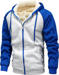 Men's Winter Fleece Hoodies for Men - Heavyweight Full Zip Warmth