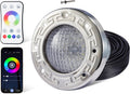 HQUA PN04DC LED Inground Pool Spa Light RGBW Color Change - Remote/App