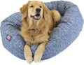 Majestic Pet 24 Inch Bagel Calming Dog Bed - Cozy Round Donut Bed