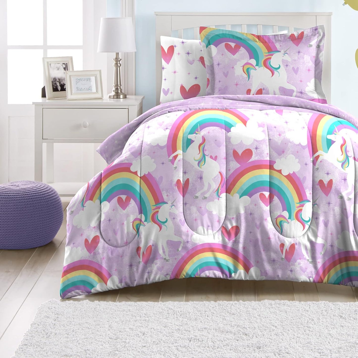 Dream Factory Kids 7-Piece Complete Set for Cozy Bedrooms