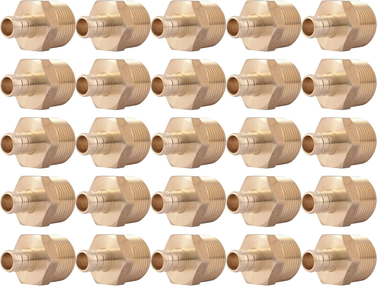 SharkBite Brass Crimp Male Reducing Adapter for PEX and Copper