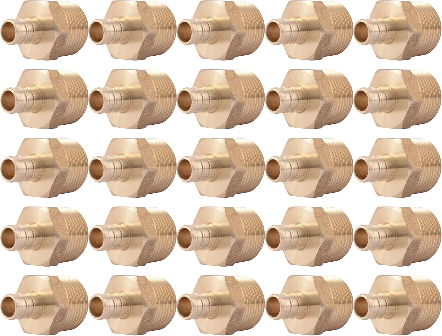 SharkBite Brass Crimp Male Reducing Adapter for PEX and Copper