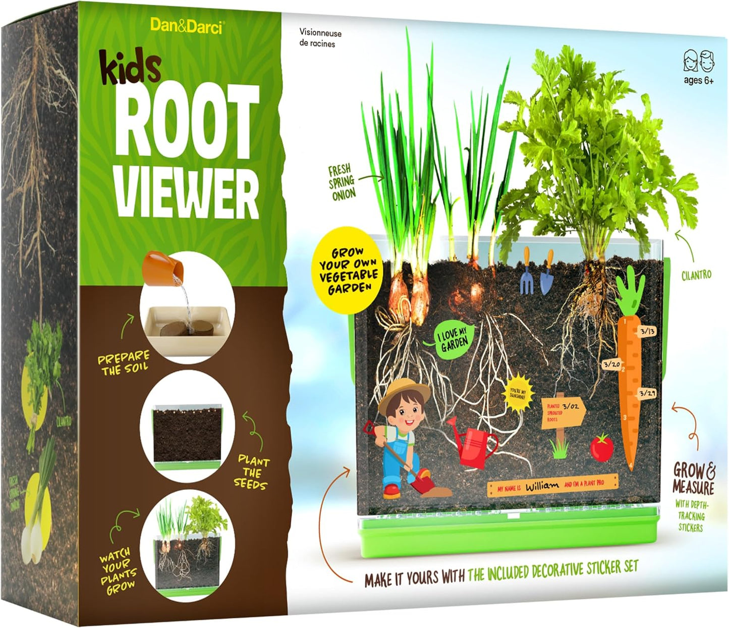 Build STEM Skills with Root Viewer Kit - Ages 4-8 - Dan&Darci