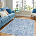 Stain-Resistant Vintage Floral Rug 8'x10'