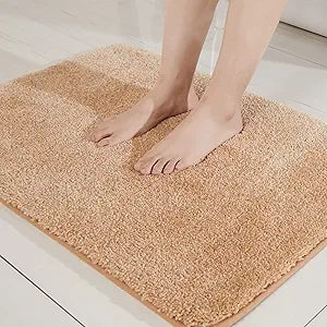 COSY HOMEER Extra Thick Bath Rugs - Soft Plush Anti-Slip Mats