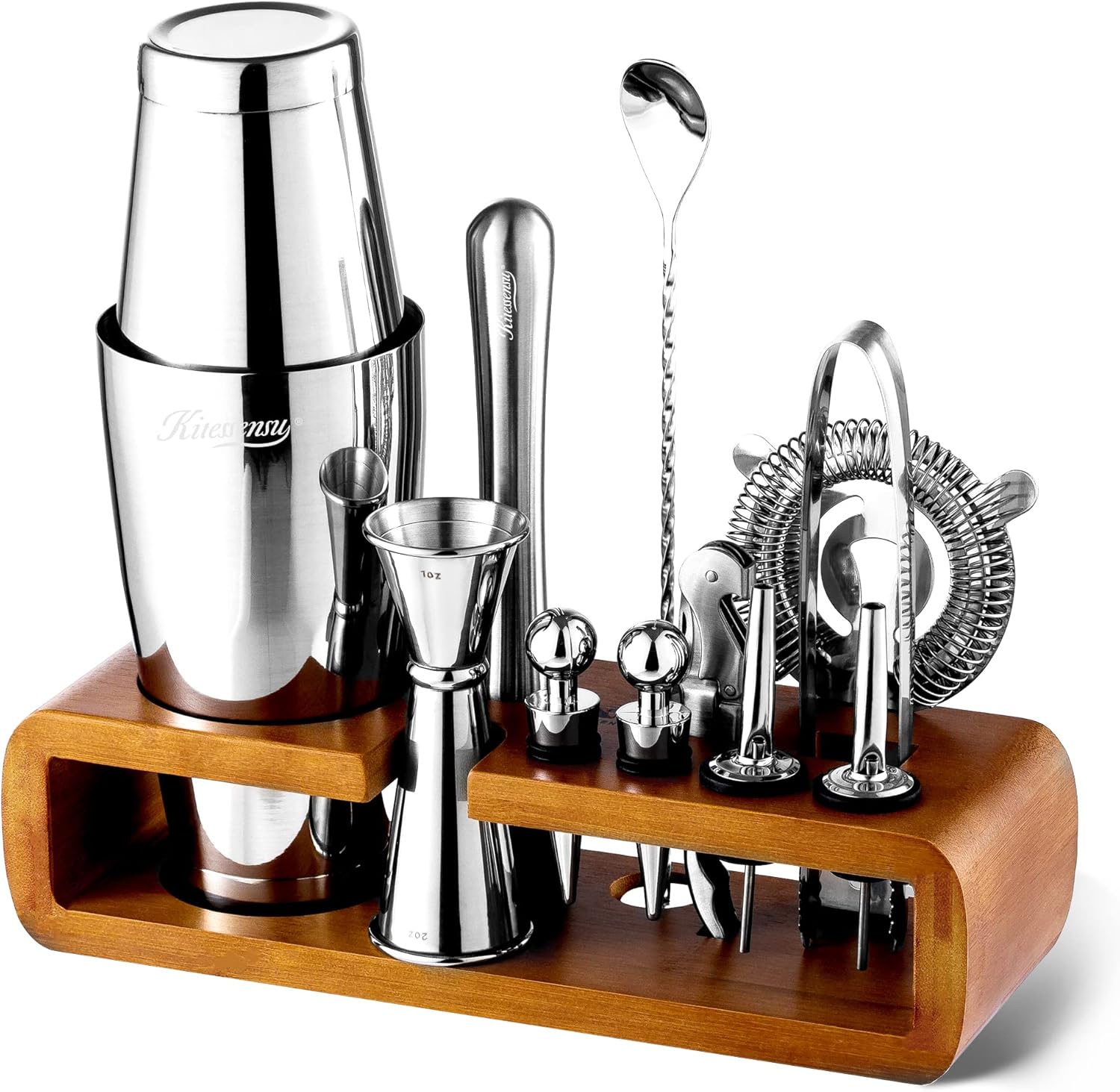 Master Mixology with KITESSENSU 11-Piece Bar Set 