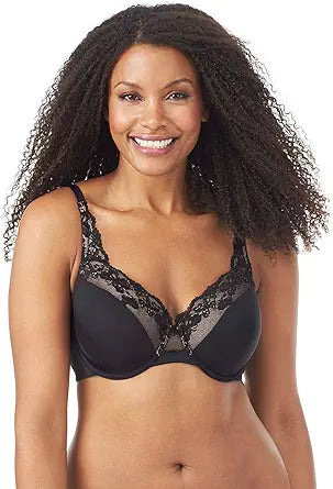 Olga Women's Cloud 9 Underwire Contour Bra with Lace Comfort
