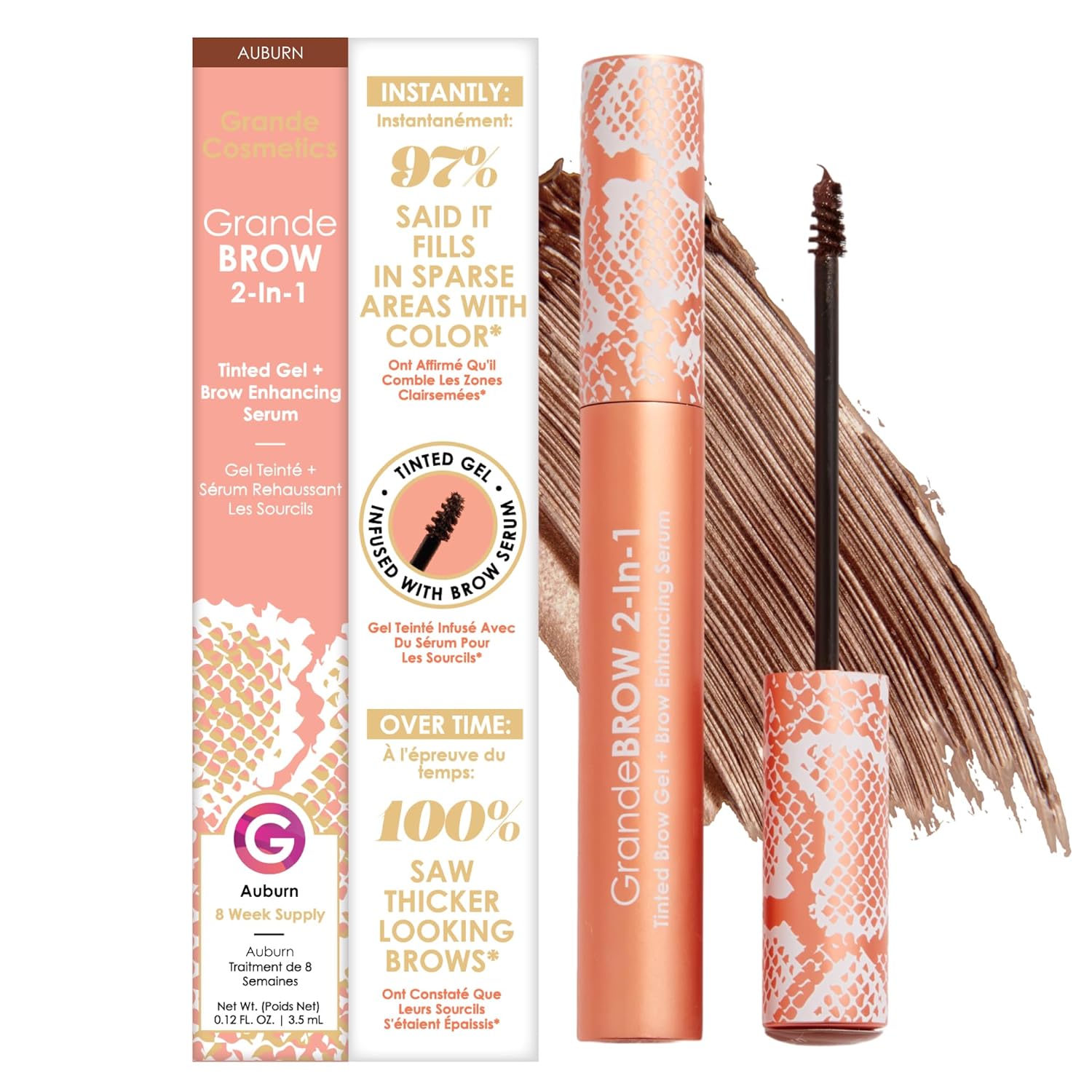 GrandeBROW 2-in-1 Tinted Brow Gel + Enhancing Serum Review