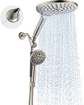 Dual Handheld Shower Head Combo 2-in-1 Rain Shower Head - High